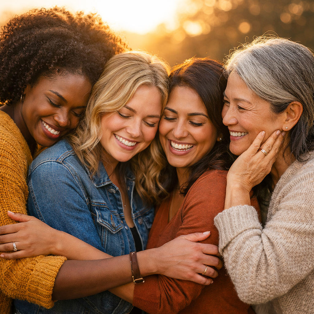 Women supporting with each other
